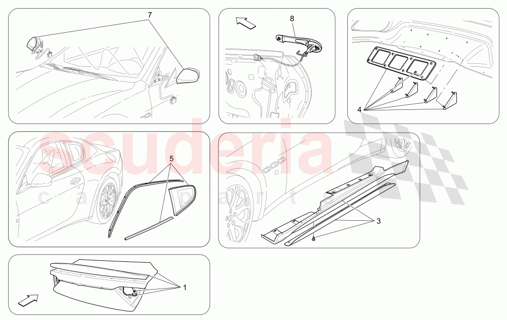 AFTER MARKET ACCESSORIES of Maserati Maserati GranTurismo (2008-2010) S