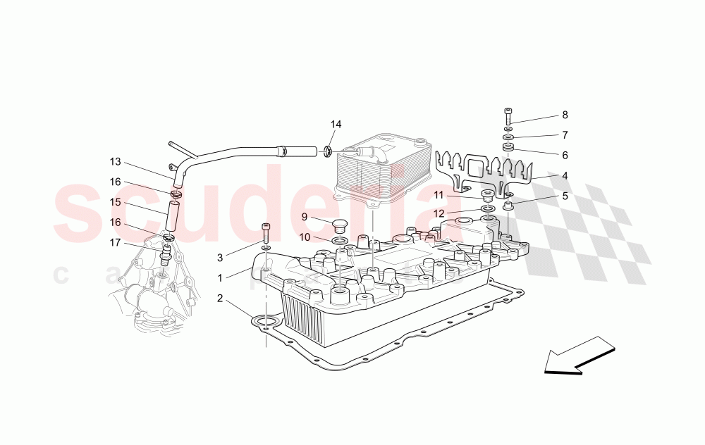 HEAT EXCHANGER of Maserati Maserati GranTurismo (2012-2016) Sport Auto