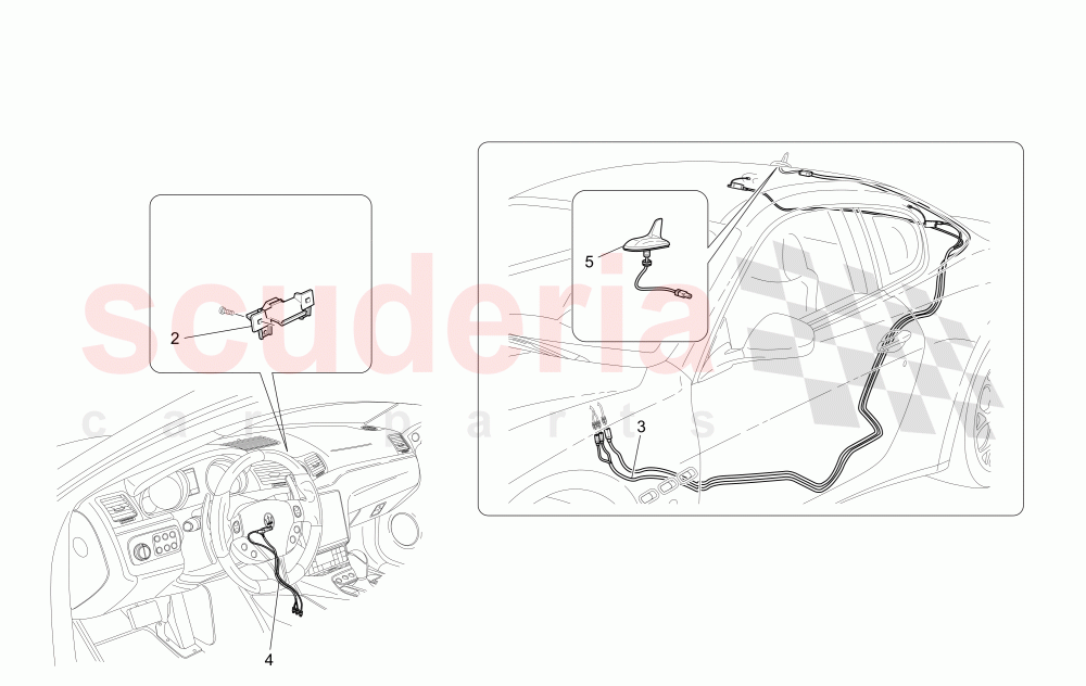 RECEPTION AND CONNECTION SYSTEM of Maserati Maserati GranTurismo (2017+) Sport Auto