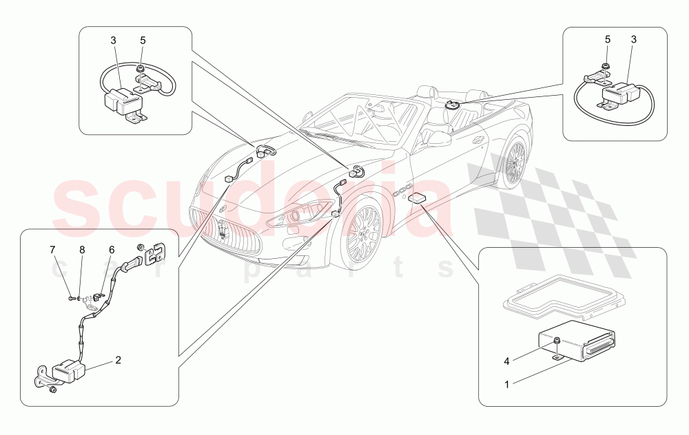 ELECTRONIC CONTROL (SUSPENSION) of Maserati Maserati GranCabrio (2011-2012) Sport