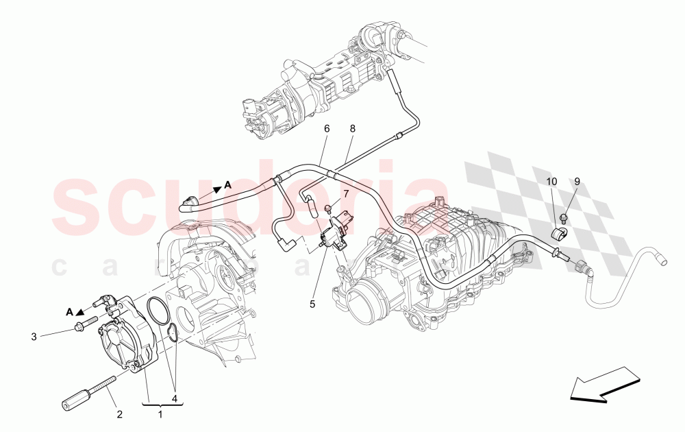 ADDITIONAL AIR SYSTEM of Maserati Maserati Levante (2017+) Diesel