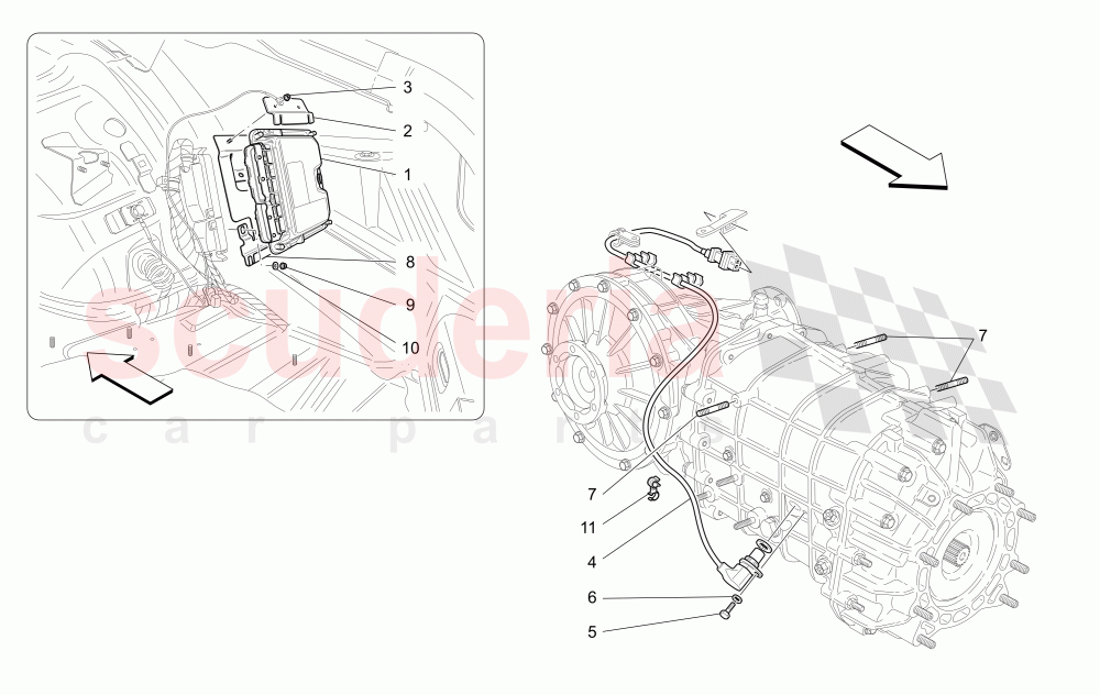 ELECTRONIC CONTROL (GEARBOX) of Maserati Maserati GranTurismo (2017+) Special Edition CC