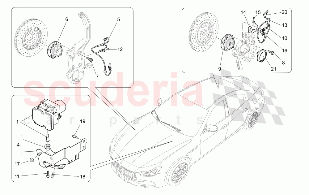 BRAKING CONTROL SYSTEMS of Maserati Maserati Ghibli (2017+)