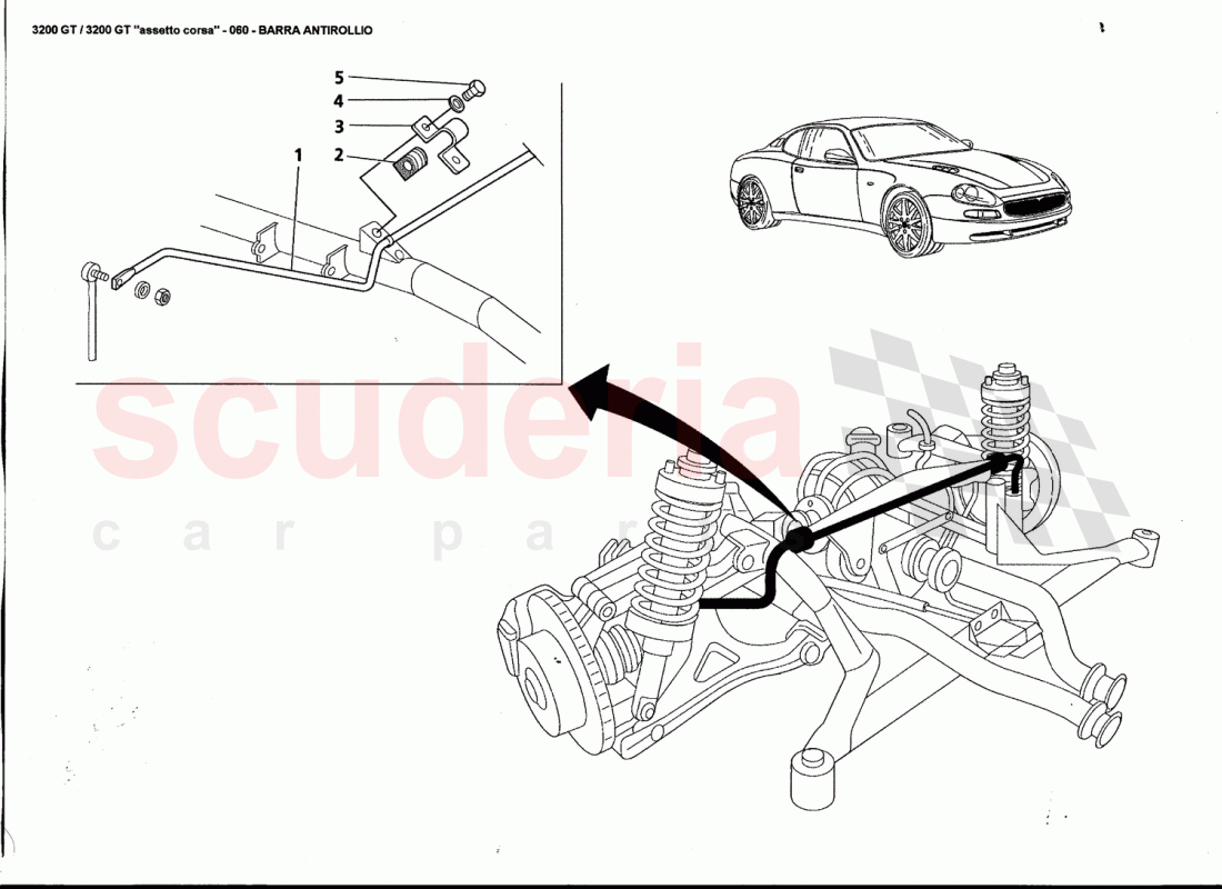 ANTI-ROLL BAR of Maserati Maserati 3200 GT / Assetto Corsa