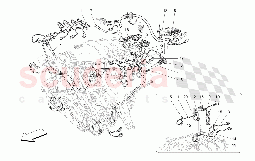 ELECTRONIC CONTROL: INJECTION AND ENGINE TIMING CONTROL of Maserati Maserati GranTurismo (2011-2012) S