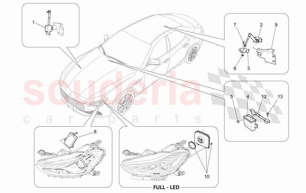 LIGHTING SYSTEM CONTROL of Maserati Maserati Ghibli (2017+)