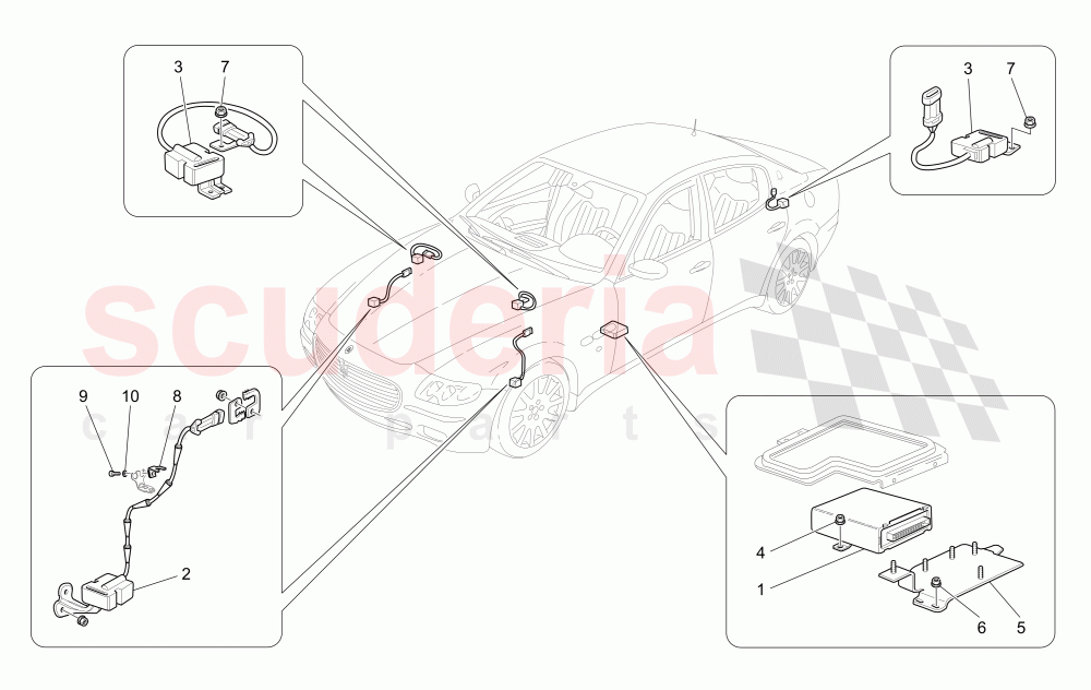 ELECTRONIC CONTROL (SUSPENSION) of Maserati Maserati Quattroporte (2008-2012) 4.2