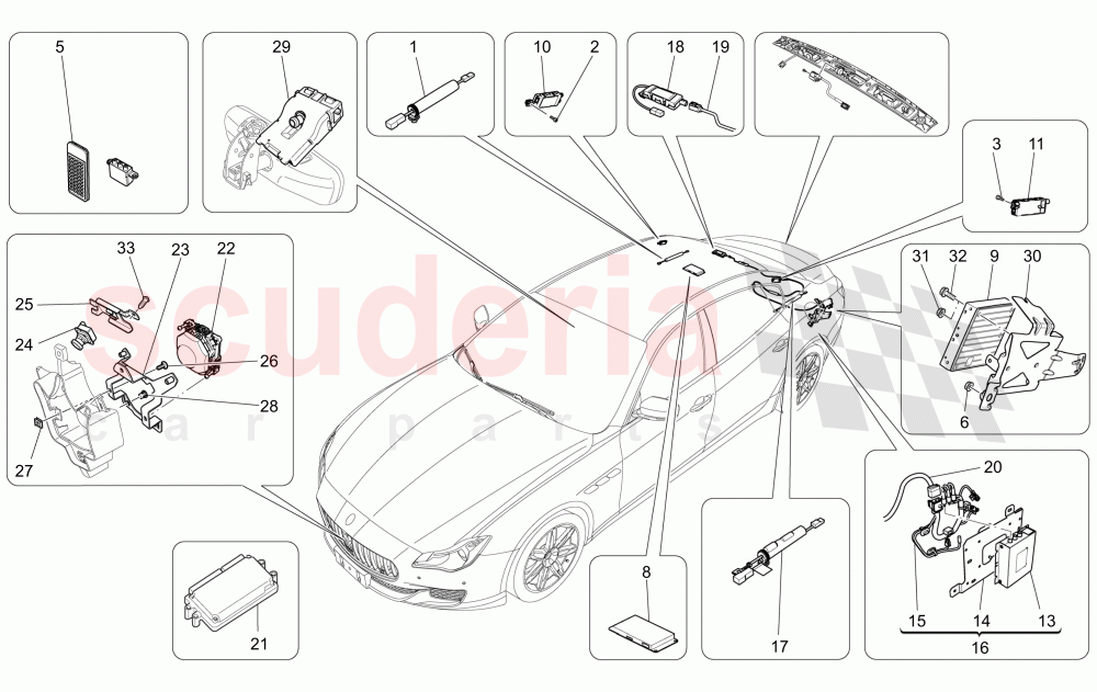 IT SYSTEM of Maserati Maserati Quattroporte (2017+) S V6 410bhp