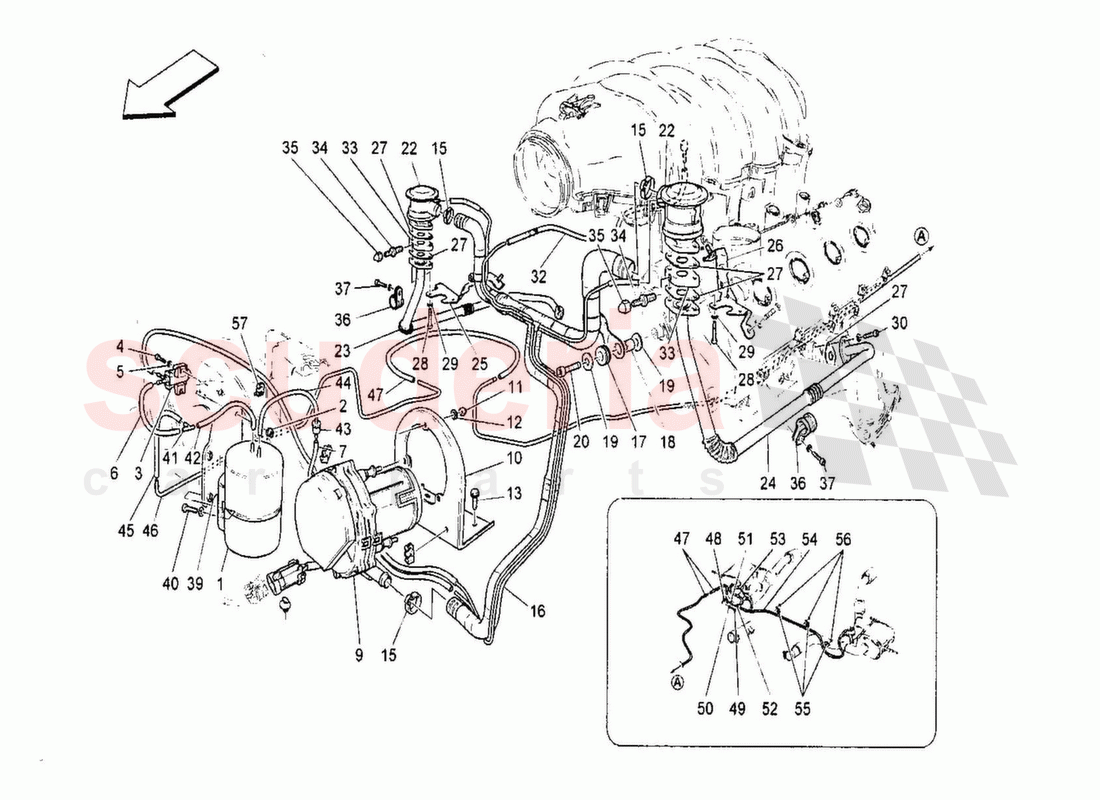 Additional Air System of Maserati Maserati GranTurismo MC Stradale