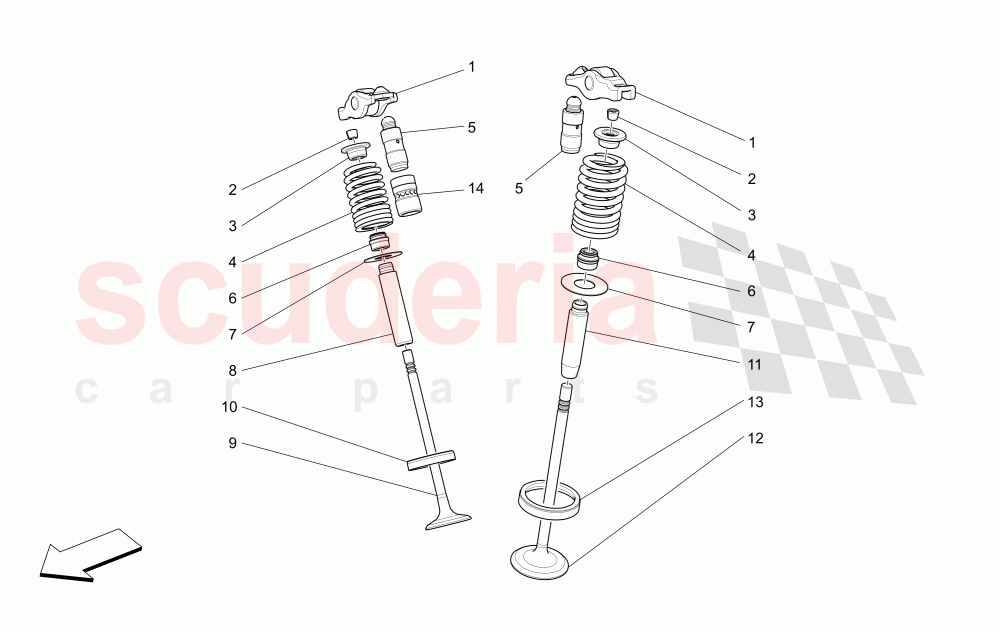 VALVES of Maserati Maserati Ghibli (2017+) S Q4