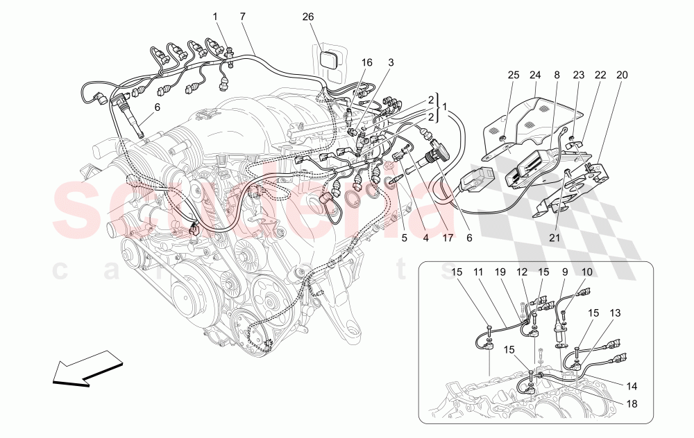 ELECTRONIC CONTROL: INJECTION AND ENGINE TIMING CONTROL of Maserati Maserati GranTurismo (2012-2016) Sport Auto