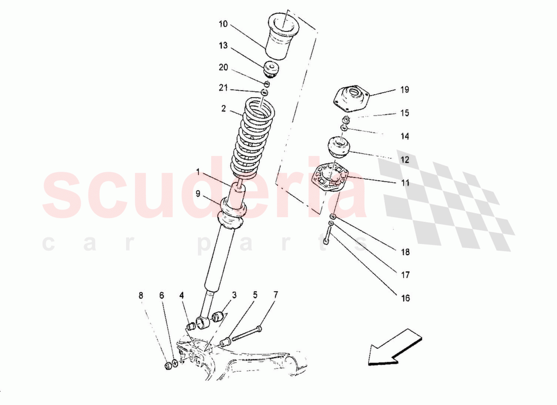 Front Shock Absorber Devices of Maserati Maserati GranTurismo MC Stradale