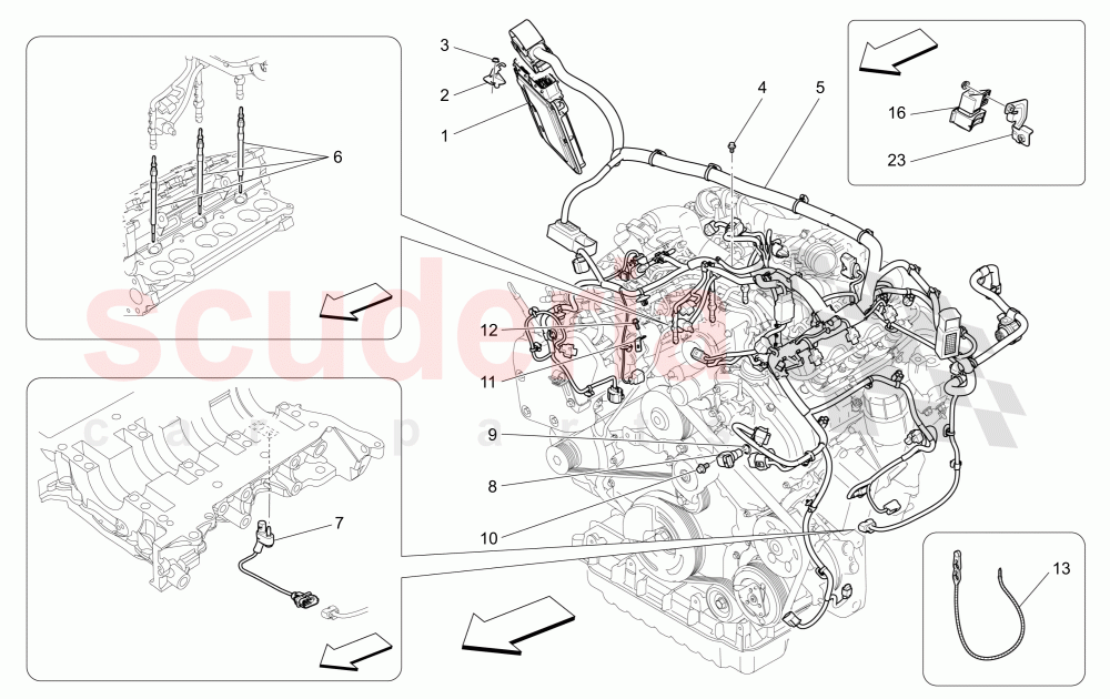 ELECTRONIC CONTROL: INJECTION AND ENGINE TIMING CONTROL of Maserati Maserati Quattroporte (2017+) Diesel