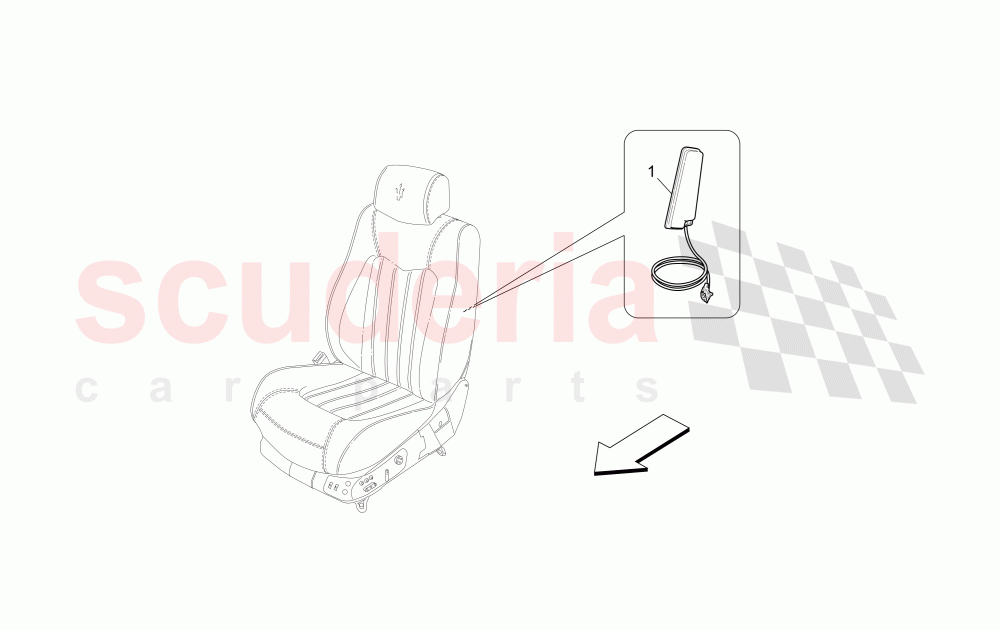 FRONT SIDE BAG SYSTEM of Maserati Maserati Quattroporte (2003-2007) DuoSelect