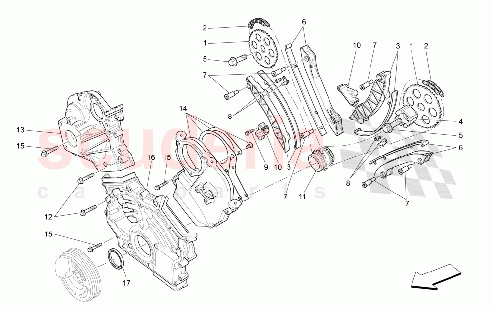 TIMING of Maserati Maserati Ghibli (2014-2016) Diesel