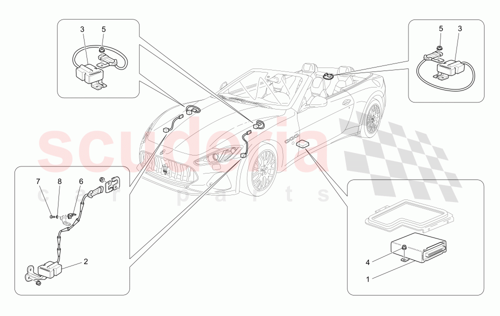 ELECTRONIC CONTROL (SUSPENSION) of Maserati Maserati GranCabrio (2016+) MC