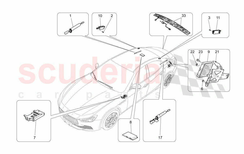 IT SYSTEM of Maserati Maserati Ghibli (2014-2016) S Q4