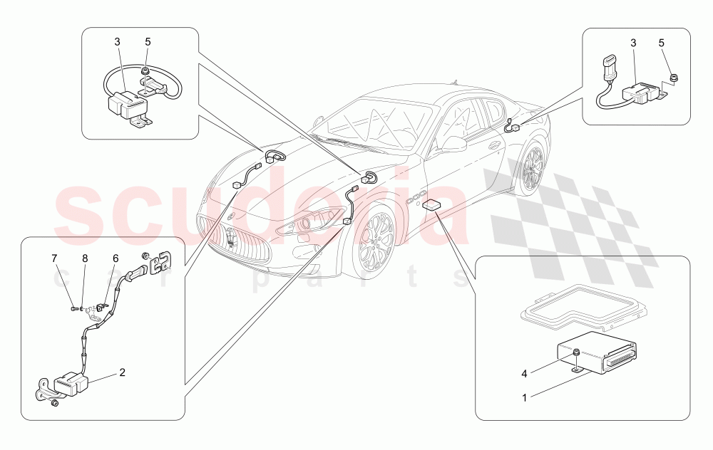 ELECTRONIC CONTROL (SUSPENSION) (Available with: Skyhook System) of Maserati Maserati GranTurismo (2014+) Auto