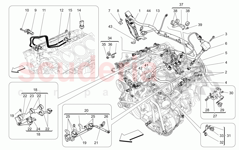 ELECTRONIC CONTROL: INJECTION AND ENGINE TIMING CONTROL of Maserati Maserati Levante (2017+)