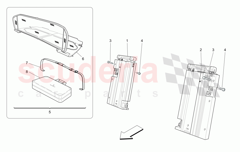 ELECTRICAL CAPOTE: ROLL BAR AND ACCESSORIES of Maserati Maserati GranCabrio (2017+) Special Edition