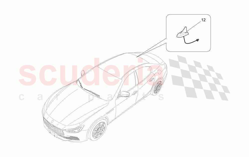 RECEPTION AND CONNECTION SYSTEM of Maserati Maserati Ghibli (2014-2016) Diesel