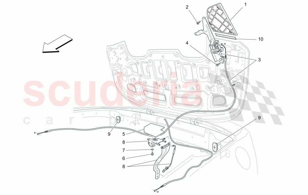 ELECTRICAL CAPOTE: FLAPS (Not available with: Centennial Edition) of Maserati Maserati GranCabrio (2013-2015) MC