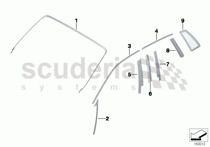 Exterior trim, Shadowline of Rolls Royce Rolls Royce Phantom