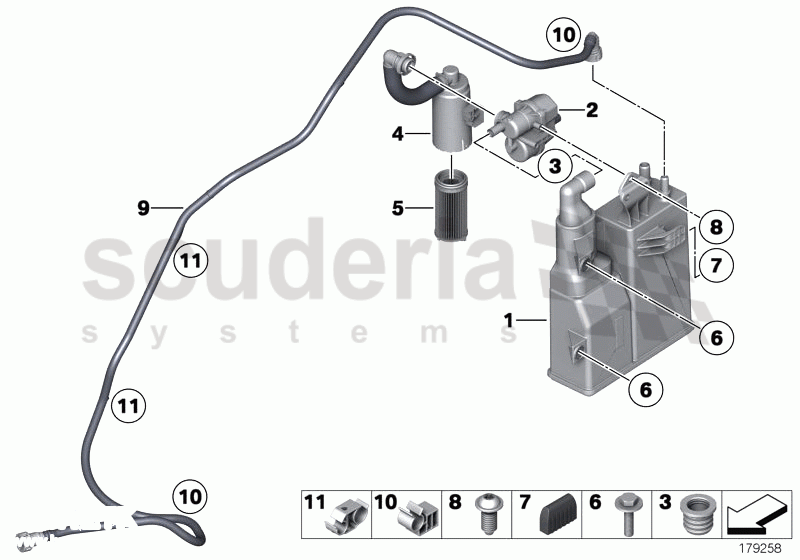 Activated Charcoal Filter/FUEL VENTILAT of Rolls Royce Rolls Royce Ghost Series I (2009-2014)