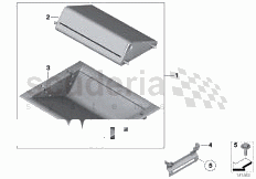 Foot rest, rear of Rolls Royce Rolls Royce Phantom Extended Wheelbase