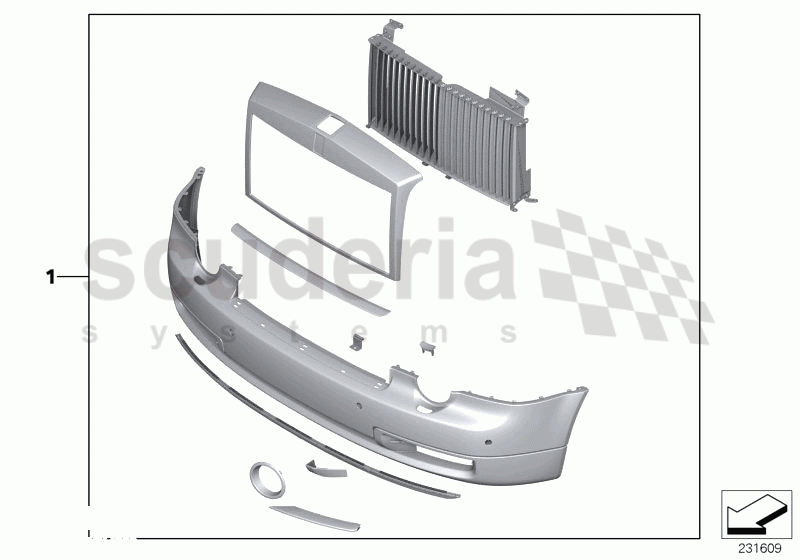 Retrofit, Front End Package of Rolls Royce Rolls Royce Phantom Extended Wheelbase