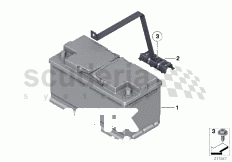 Genuine Rolls Royce battery, filled of Rolls Royce Rolls Royce Ghost Series I (2009-2014)