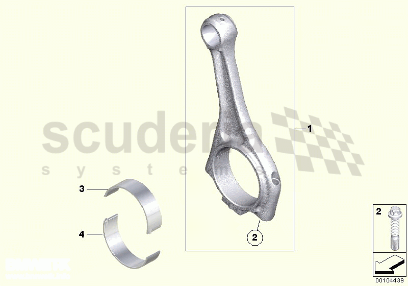 Crankshaft Connecting Rod of Rolls Royce Rolls Royce Phantom Coupe