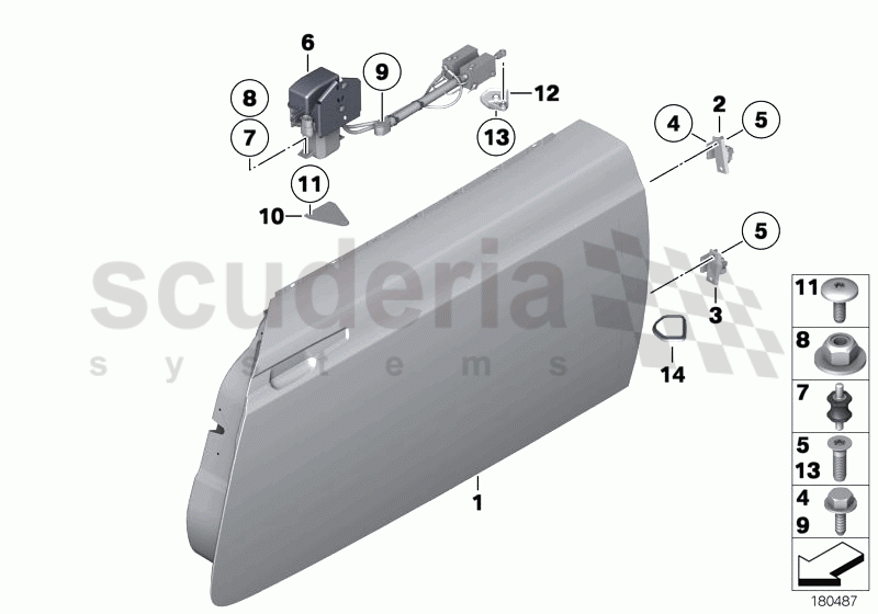 FRONT DOOR-HINGE/DOOR BRAKE of Rolls Royce Rolls Royce Phantom Coupe