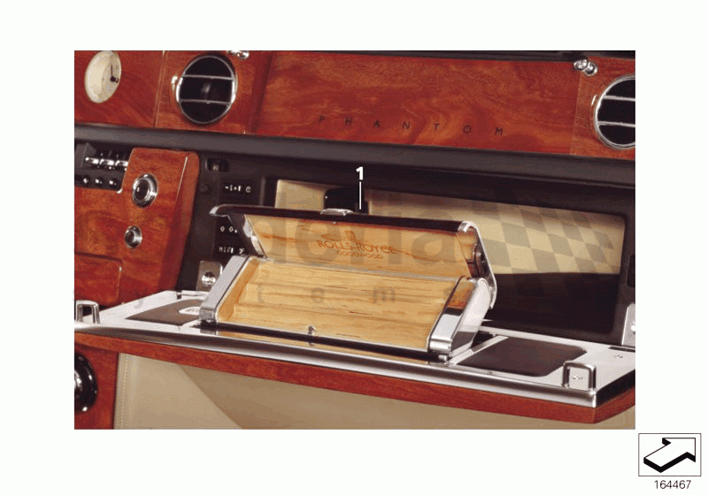 Humidor of Rolls Royce Rolls Royce Phantom Drophead Coupe