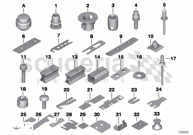 Mechanical connect.and repair elements of Rolls Royce Rolls Royce Phantom Extended Wheelbase