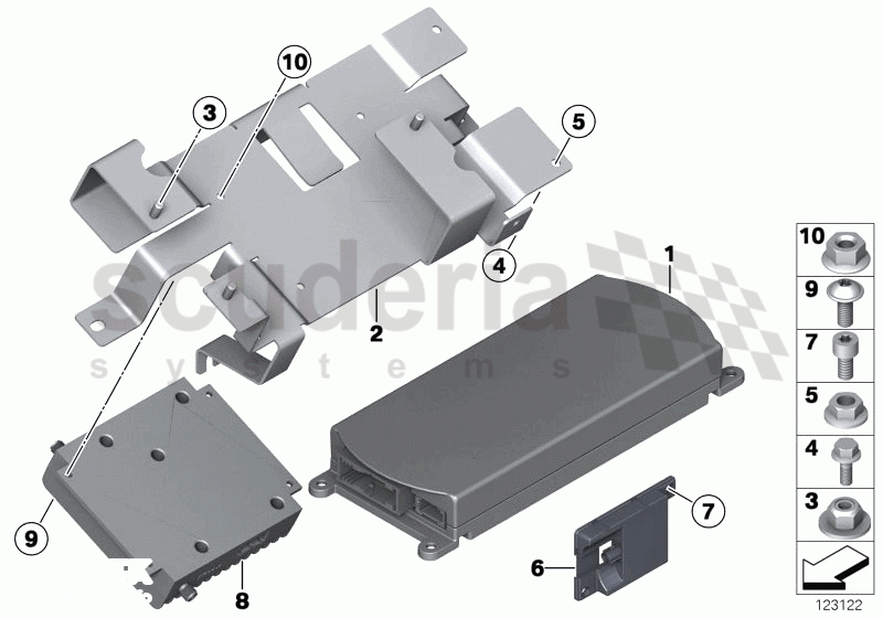 Individual parts, car phone of Rolls Royce Rolls Royce Phantom