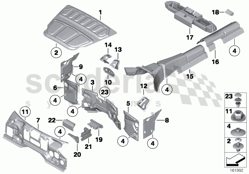 SOUND INSULATING FRONT of Rolls Royce Rolls Royce Phantom Drophead Coupe