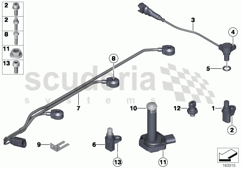 Sensors of Rolls Royce Rolls Royce Phantom