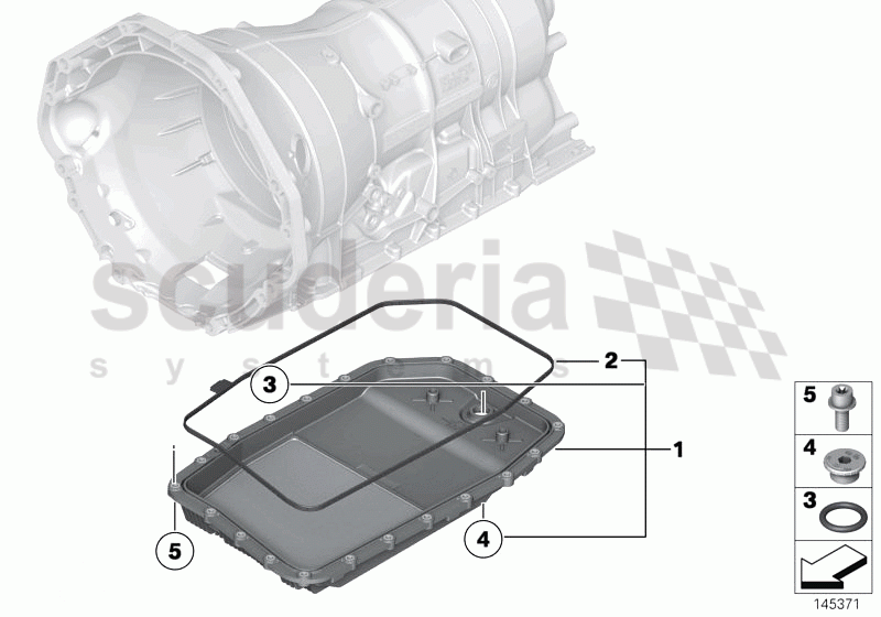 GA6HP32Z sump of Rolls Royce Rolls Royce Phantom Extended Wheelbase