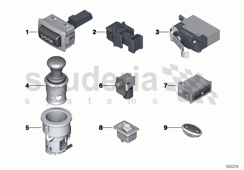 Various switches/Cigar lighter of Rolls Royce Rolls Royce Phantom Drophead Coupe