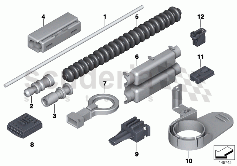 Repair parts, optical fibre cable of Rolls Royce Rolls Royce Phantom Drophead Coupe