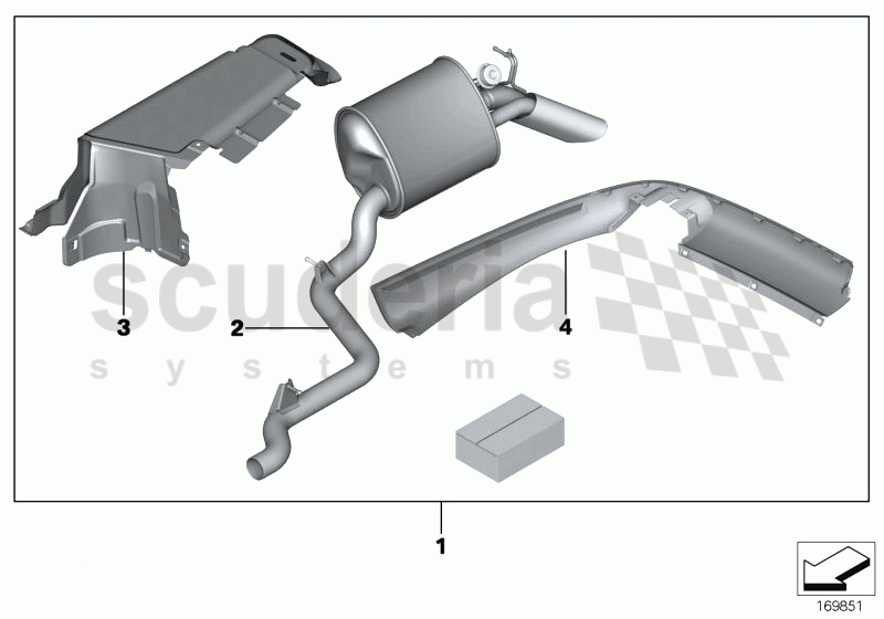 Retrofit, visible exhaust of Rolls Royce Rolls Royce Phantom Extended Wheelbase