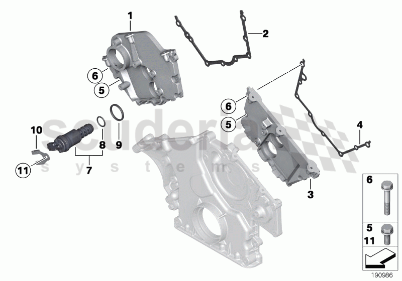 UPPER TIMING CASE of Rolls Royce Rolls Royce Phantom Extended Wheelbase