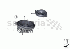 Single parts, Top/HiFi instrument panel of Rolls Royce Rolls Royce Ghost Series I (2009-2014)