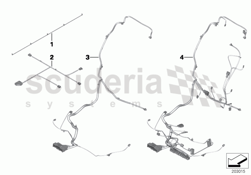 Wiring set seat of Rolls Royce Rolls Royce Phantom Extended Wheelbase