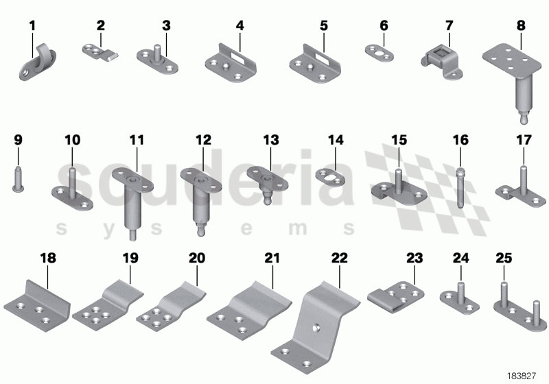 Fixings for wood of Rolls Royce Rolls Royce Phantom Extended Wheelbase