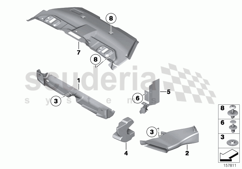 Air duct of Rolls Royce Rolls Royce Phantom Extended Wheelbase