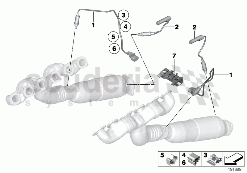 Lambda Probe Fixings of Rolls Royce Rolls Royce Phantom Drophead Coupe