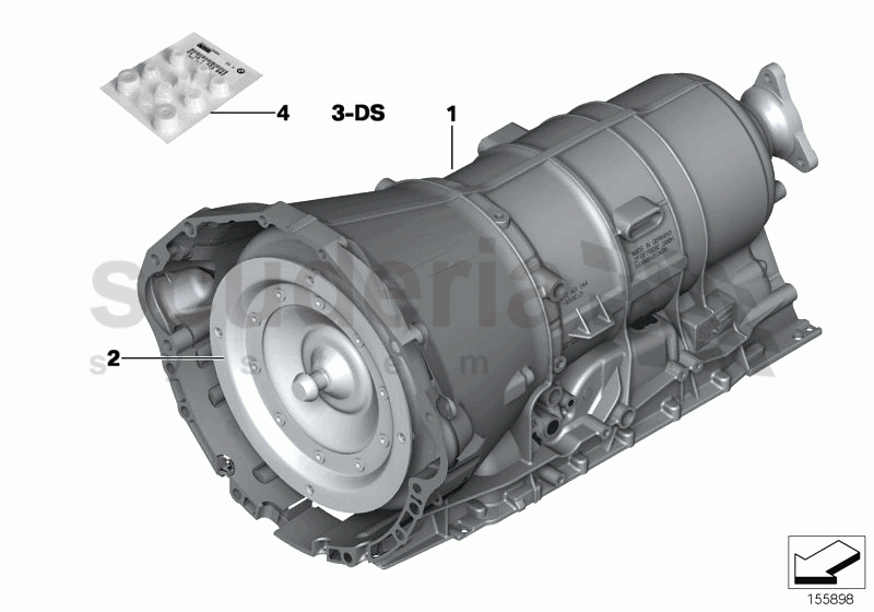 Automatic gearbox GA6HP32Z of Rolls Royce Rolls Royce Phantom Coupe