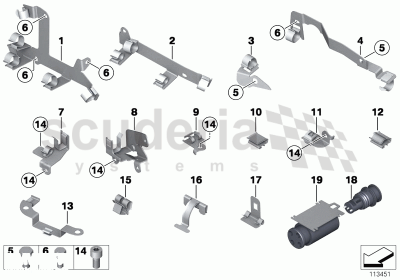 Cable Harness Fixings of Rolls Royce Rolls Royce Phantom Coupe